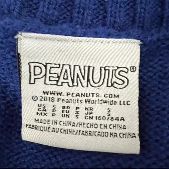 PEANUTS Snoopy x Forever 21 Knit Pullover Sweater Crewneck Rainbow Color… - Picture 7 of 7